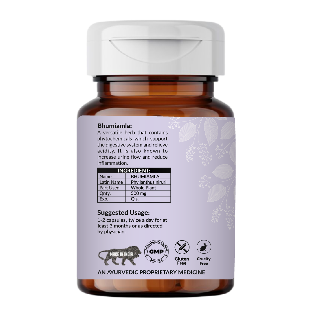 Organic Bhumiamla Capsule | Ayurvedic | 60 Capsules - Image 2