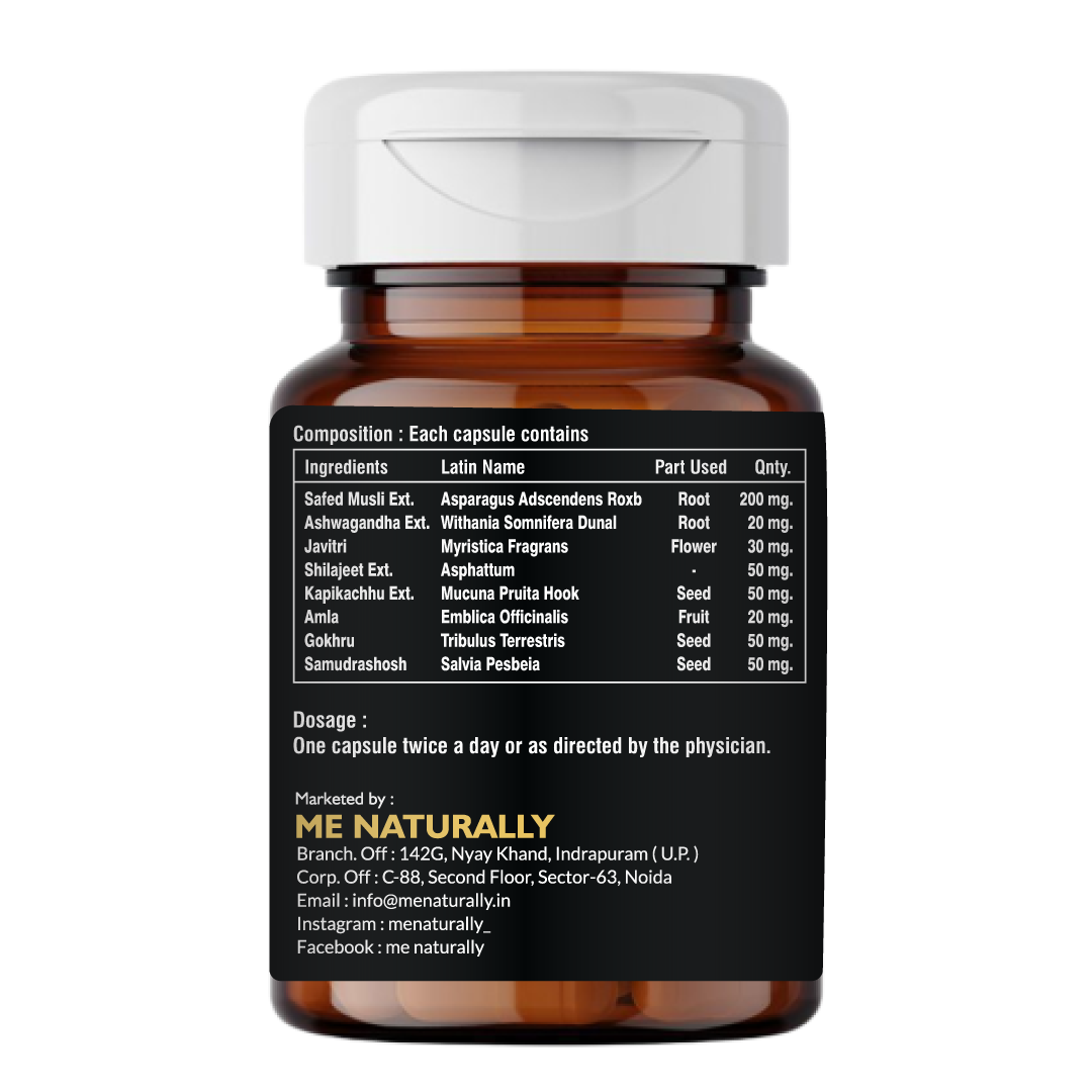 Musli Plus Capsules | Ayurvedic | 60 Capsules - Image 2