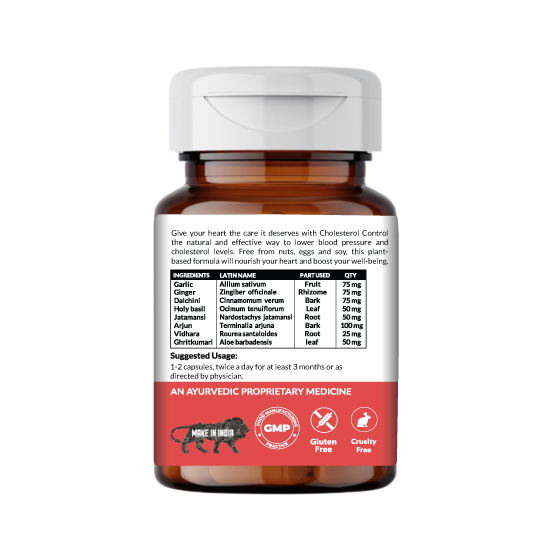 Cholesterol Control | Ayurvedic | 60 Capsules - Image 2